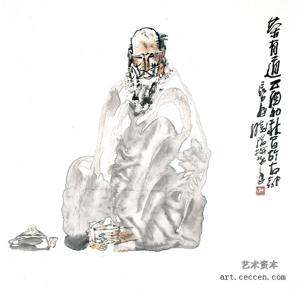 茶有道 68×68cm 2007年